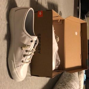White Sperrys